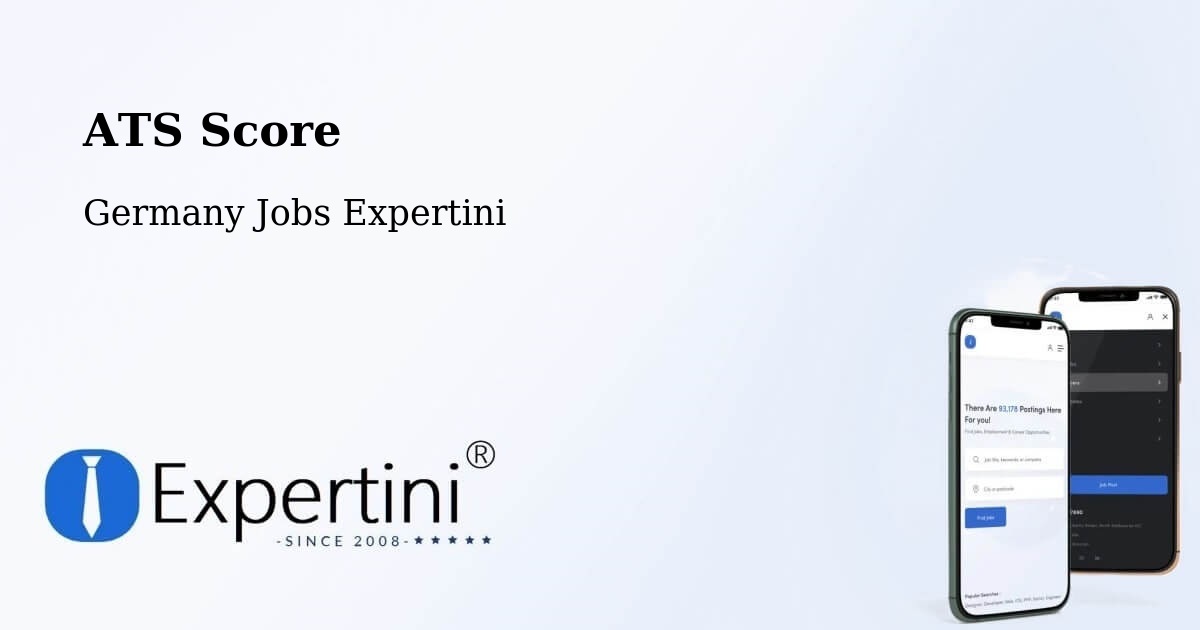 Resume ATS Score & Job Description Match Tool – Monheim - Germany Jobs Expertini