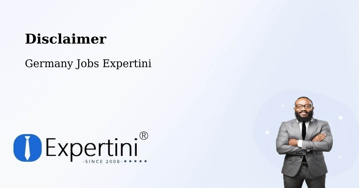 Disclaimer – Monheim - Germany Jobs Expertini