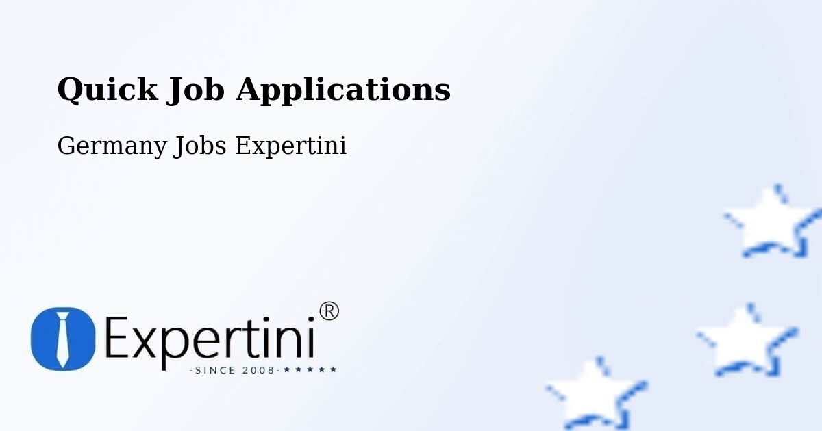 Quick Apply Feature – Monheim - Germany Jobs Expertini