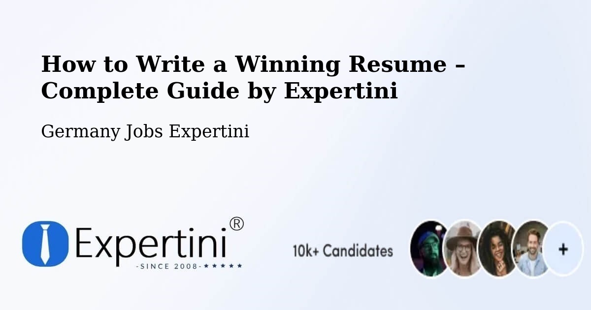 Resume Writing Guide for Job Seekers – Monheim - Monheim, Germany Jobs Expertini